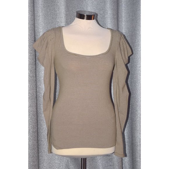 Free People Tops - Free People Striped Gigot Sleeve top size small